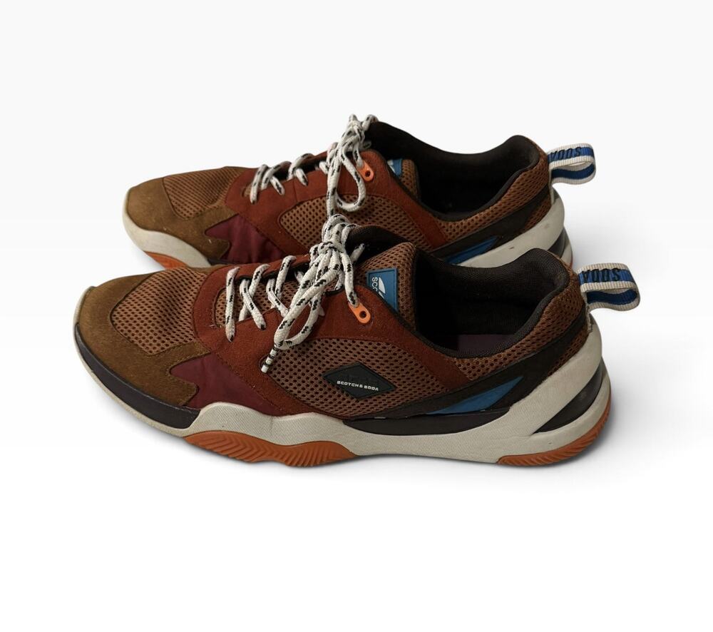 SCOTCH & SODA Icaryus Men's Sneakers US 11 Trek Suede Chunky Mesh